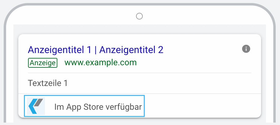 Beispielbild App-Erweiterungen