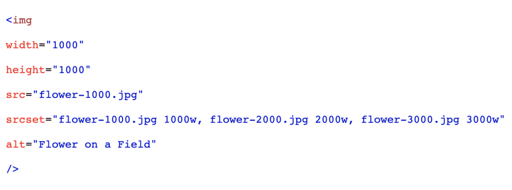 HTML-Code für ein responsives Bild
