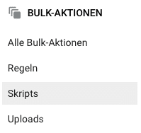 Google Ads Bulk-Aktionen