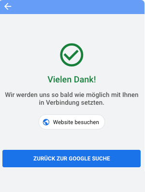 Lead-Extension: Sendungsbestätigung