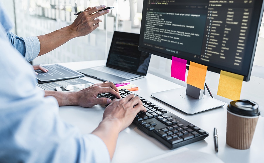 Programmierer bei Coden