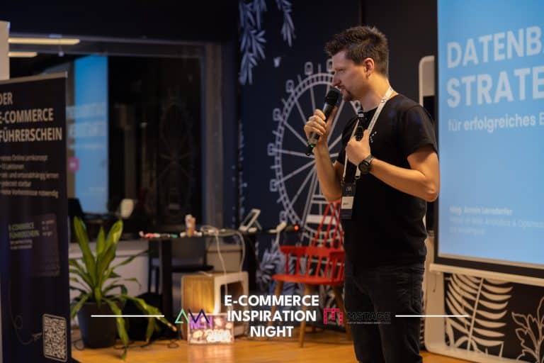 Armin Larndorfer als Speaker bei der E-Commerce Inspiration Night