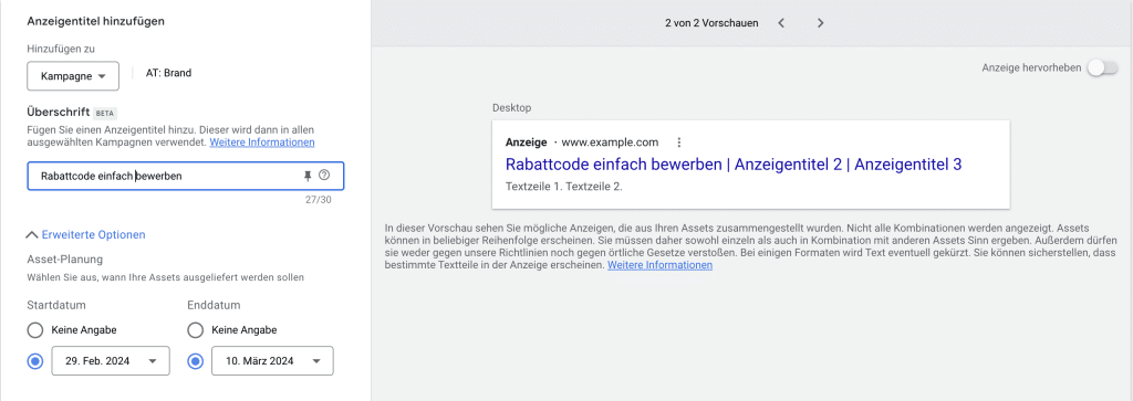 erweiterungstyp ueberschrift
