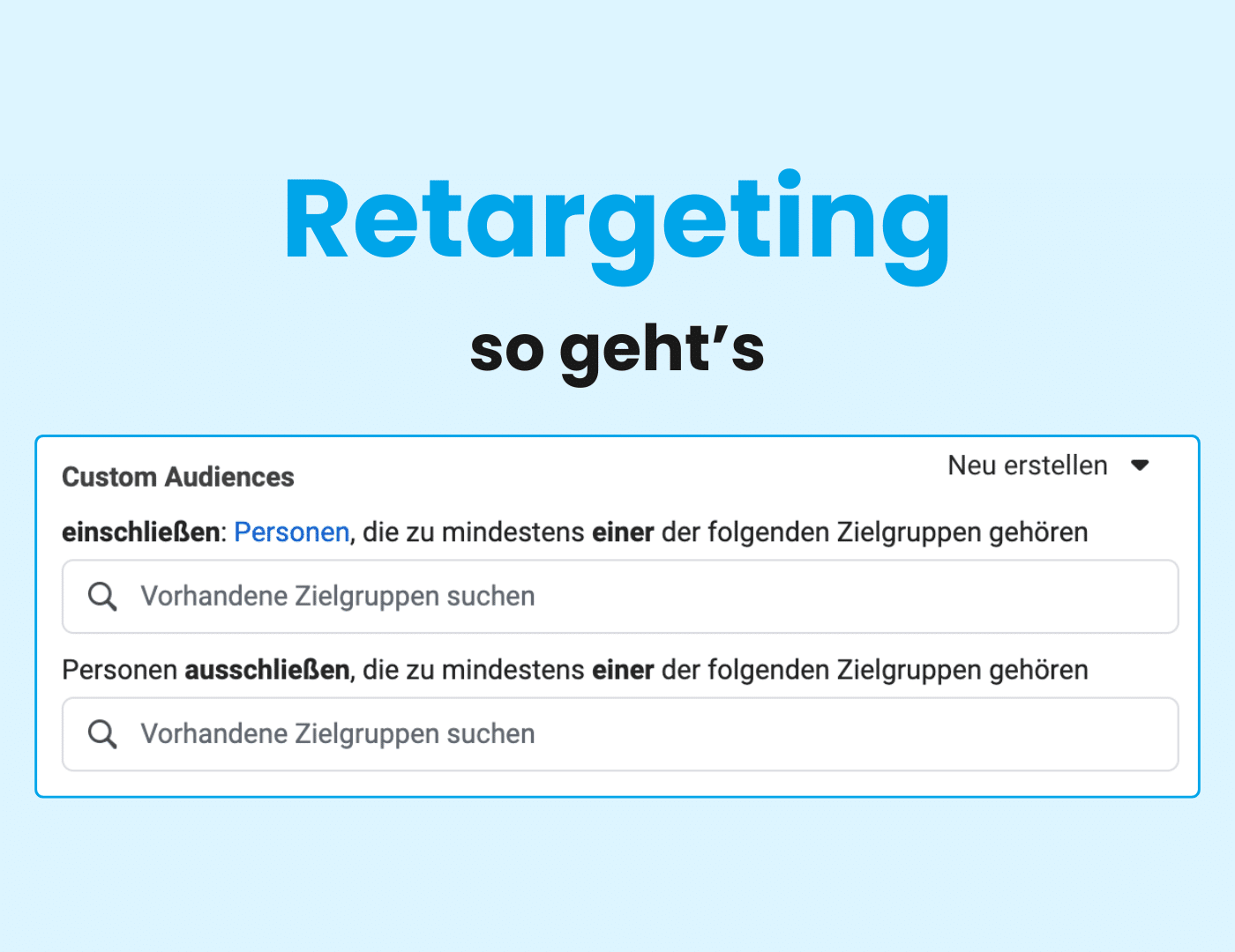 Social Media Retargeting so geht's