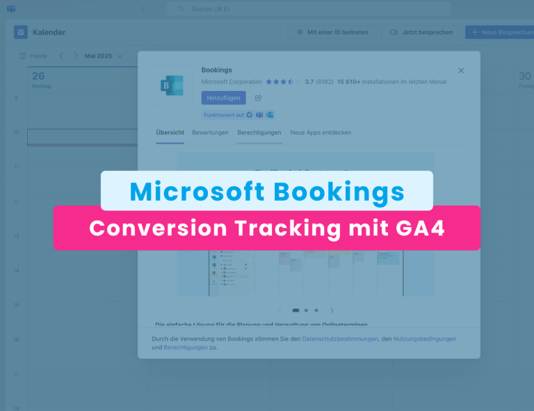 Microsoft Boookings Tracking