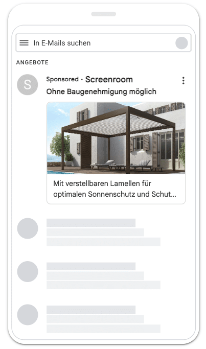 Google Ads Werbenetzwerke Gmail