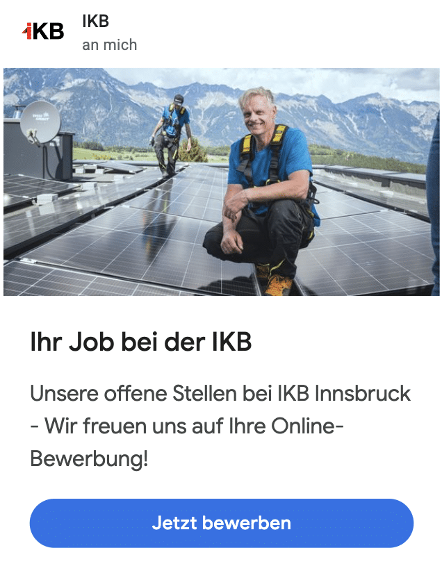 Demand Gen Anzeige Google Ads (Beispiel 3)