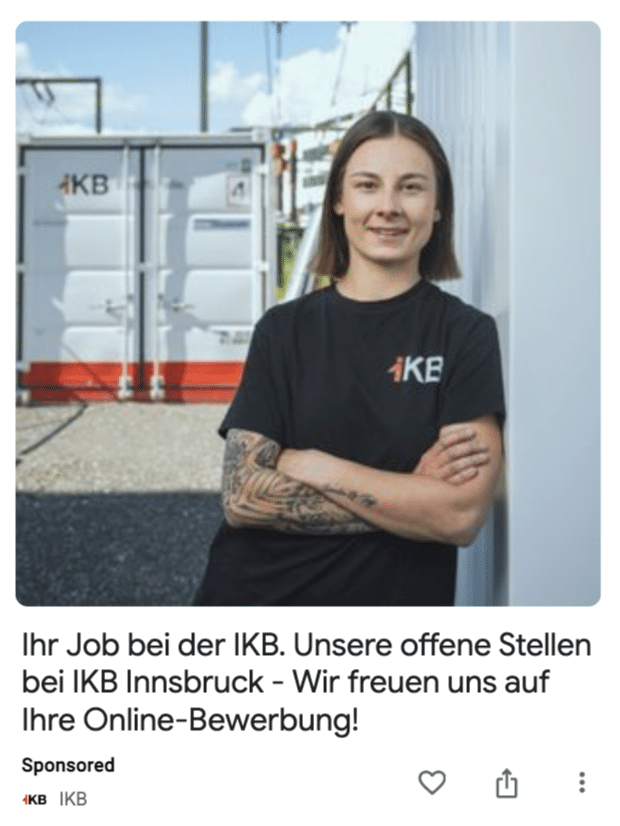 Demand Gen Anzeige Google Ads (Beispiel 4)